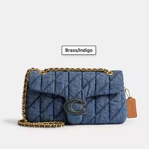 Coach Tabby 26 Denim with Quilting